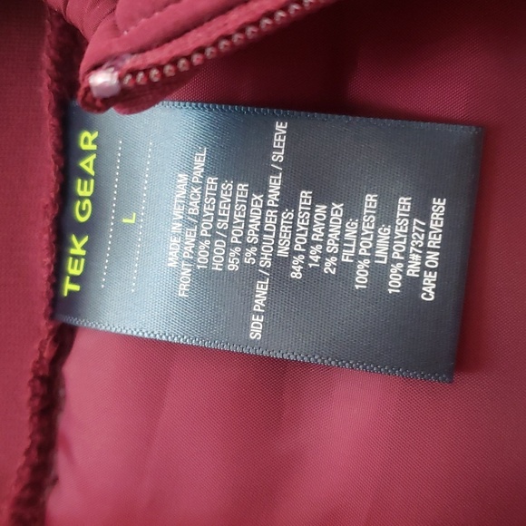 New Tek gear fleece size L women jacket - Picture 7 of 7